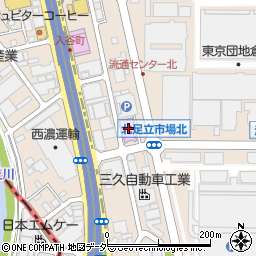 東京都足立区入谷7丁目7-2周辺の地図
