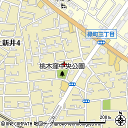 埼玉県所沢市上新井4丁目21周辺の地図