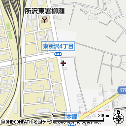 埼玉県所沢市本郷44周辺の地図