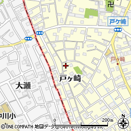 埼玉県三郷市戸ヶ崎3123周辺の地図