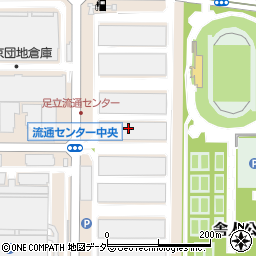 日本トラック株式会社　足立支店周辺の地図