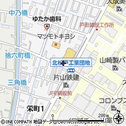 マクドナルド北松戸ベルクス店周辺の地図