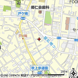埼玉県三郷市戸ヶ崎2090周辺の地図