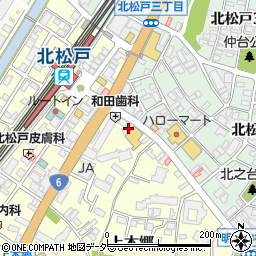 千葉県松戸市上本郷2226-1周辺の地図
