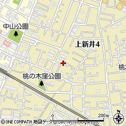 埼玉県所沢市上新井4丁目73-23周辺の地図