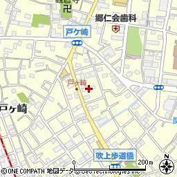 埼玉県三郷市戸ヶ崎2106周辺の地図