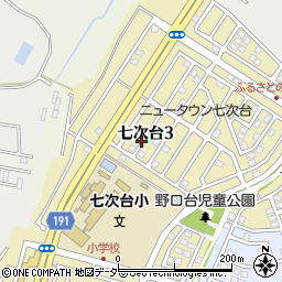 千葉県白井市七次台周辺の地図