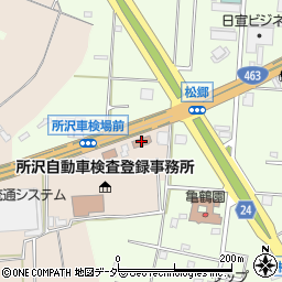 埼玉県自動車税事務所所沢支所周辺の地図