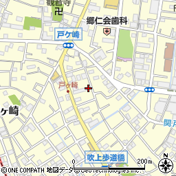 埼玉県三郷市戸ヶ崎2105周辺の地図
