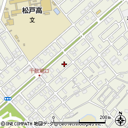 千葉県松戸市千駄堀1698周辺の地図