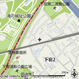 東京都清瀬市下宿2丁目496周辺の地図