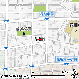 東京都足立区花畑1丁目14周辺の地図