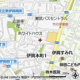 ＴＥＲＩＯＳ　ＴＩＭＥ１４７足立伊興本町駐車場周辺の地図