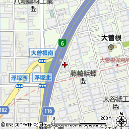 埼玉県八潮市大曽根1429-1周辺の地図