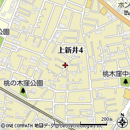 埼玉県所沢市上新井4丁目62-19周辺の地図