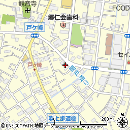 埼玉県三郷市戸ヶ崎2100周辺の地図