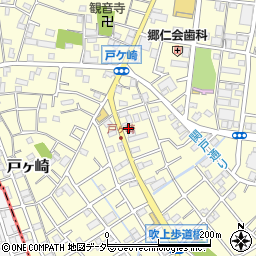 埼玉県三郷市戸ヶ崎2111-4周辺の地図