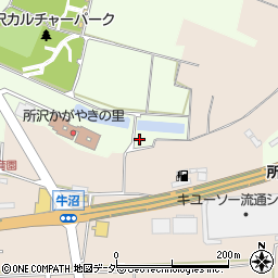 埼玉県所沢市下新井1254周辺の地図