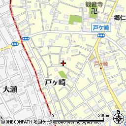 埼玉県三郷市戸ヶ崎3121周辺の地図