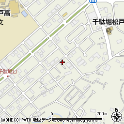 千葉県松戸市千駄堀1761周辺の地図