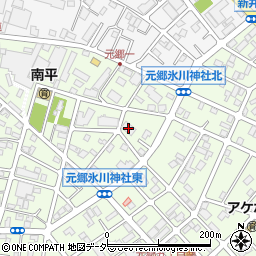 日神パレステージ川口元郷周辺の地図