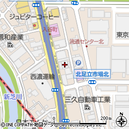 北東京商事　本社　営業第二部周辺の地図