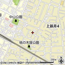 埼玉県所沢市上新井4丁目70-12周辺の地図
