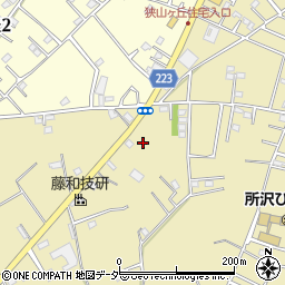 埼玉県所沢市三ケ島4丁目2212周辺の地図