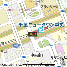 みずほ銀行千葉ニュータウン中央駅 ＡＴＭ周辺の地図