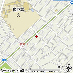 千葉県松戸市千駄堀1695-2周辺の地図
