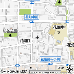 東京都足立区花畑1丁目21周辺の地図