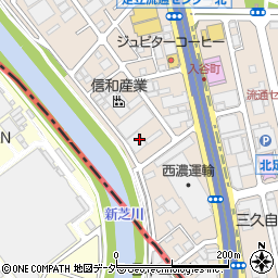 東京都足立区入谷7丁目18-8周辺の地図