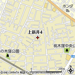 埼玉県所沢市上新井4丁目42-18周辺の地図