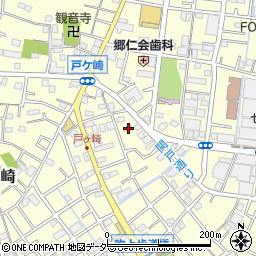 埼玉県三郷市戸ヶ崎2113周辺の地図
