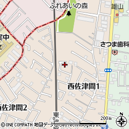 ファミーユ佐津間周辺の地図
