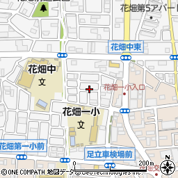 東京都足立区花畑1丁目33周辺の地図