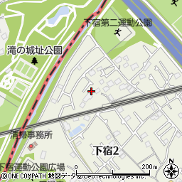 東京都清瀬市下宿2丁目493-7周辺の地図