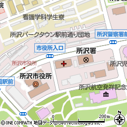 ゆうちょ銀行所沢店 ＡＴＭ周辺の地図