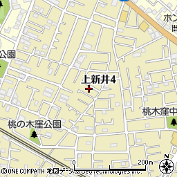 埼玉県所沢市上新井4丁目62-5周辺の地図