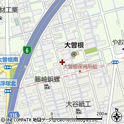 埼玉県八潮市大曽根1512周辺の地図