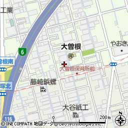 埼玉県八潮市大曽根1512-1周辺の地図
