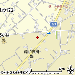 埼玉県所沢市三ケ島5丁目2059周辺の地図