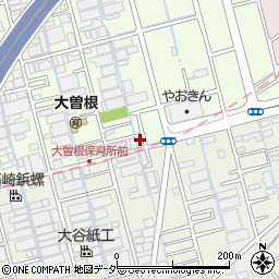 埼玉県八潮市大曽根1561-15周辺の地図