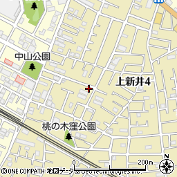 埼玉県所沢市上新井4丁目70-2周辺の地図