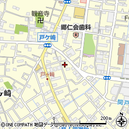 埼玉県三郷市戸ヶ崎2119-3周辺の地図
