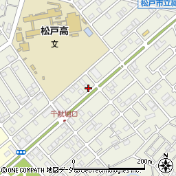 千葉県松戸市千駄堀1591周辺の地図
