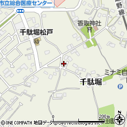 千葉県松戸市千駄堀923-2周辺の地図
