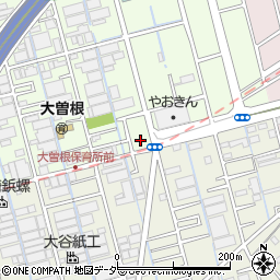 埼玉県八潮市大曽根1561-10周辺の地図