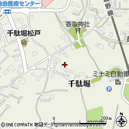 千葉県松戸市千駄堀周辺の地図