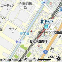 千葉県松戸市上本郷848-9周辺の地図